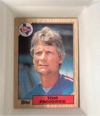 1987 Topps #729 Tom Paciorek — front