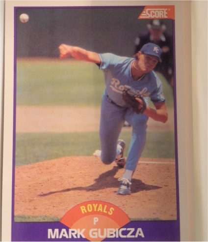 1989 Score #291 Mark Gubicza — front