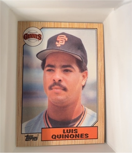 1987 Topps #362 Luis Quinones — front