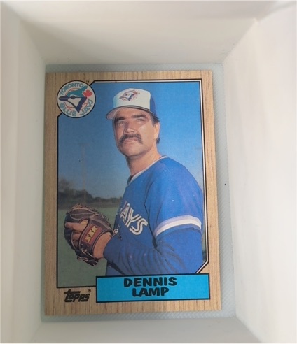 1987 Topps #768 Dennis Lamp — front