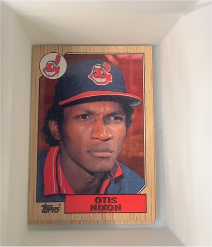 1987 Topps #486 Otis Nixon — front