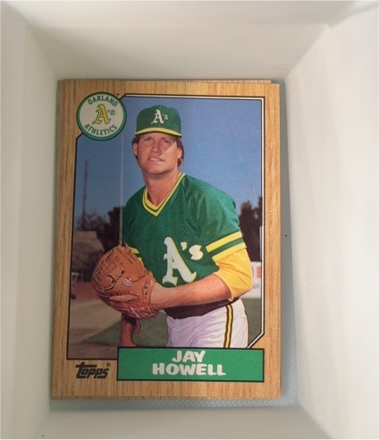 1987 Topps #391 Jay Howell — front