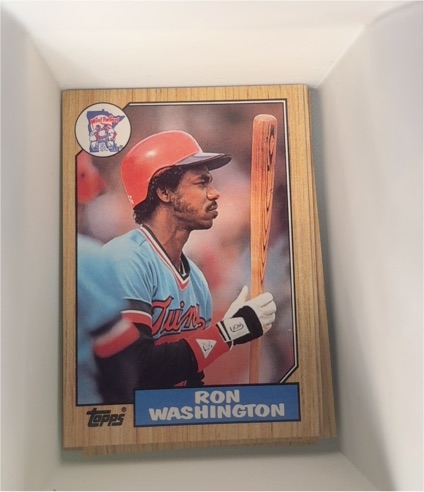 1987 Topps #169 Ron Washington — front