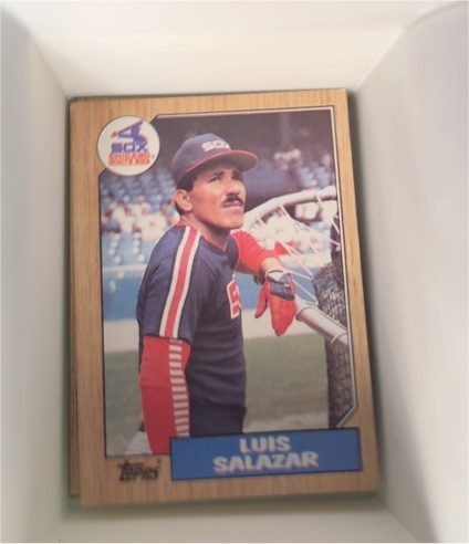 1987 Topps #454 Luis Salazar — front