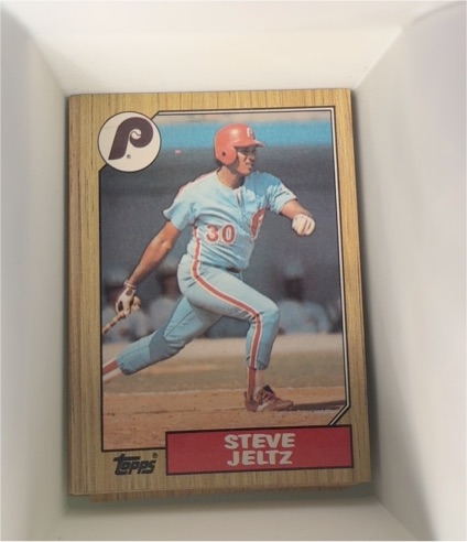 1987 Topps #294 Steve Jeltz — front