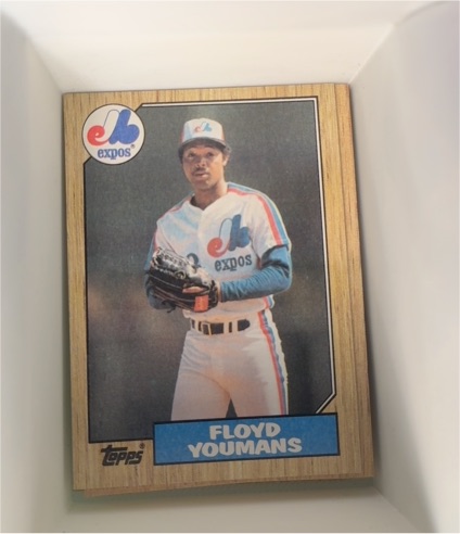 1987 Topps #105 Floyd Youmans — front