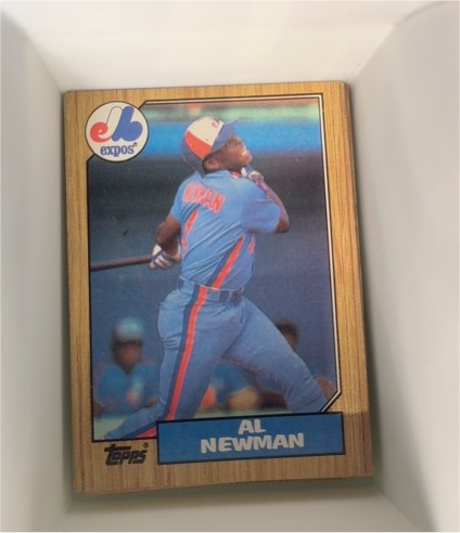 1987 Topps #323 Al Newman — front