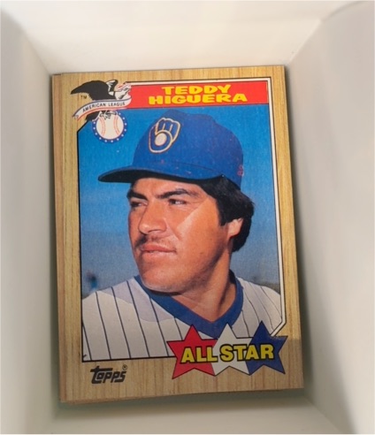 1987 Topps #615 Teddy Higuera — front