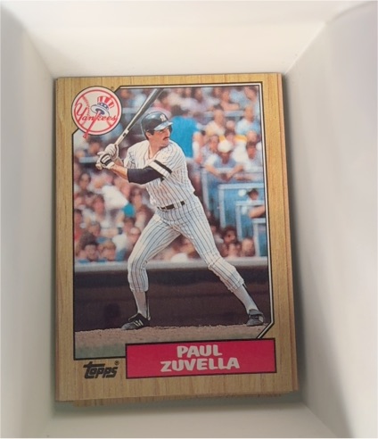1987 Topps #102 Paul Zuvella — front