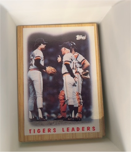 1987 Topps #631 Tigers Leaders Detroit Tigers — front