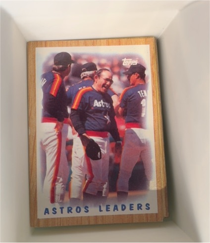 1987 Topps #531 Astros Leaders Yogi Berra — front