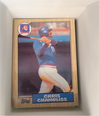1987 Topps #777 Chris Chambliss — front