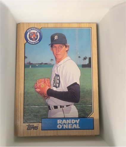 1987 Topps #196 Randy O'Neal — front