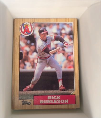 1987 Topps #579 Rick Burleson — front