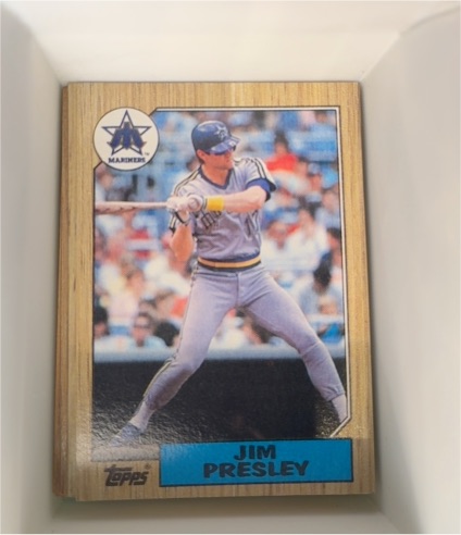1987 Topps #45 Jim Presley — front
