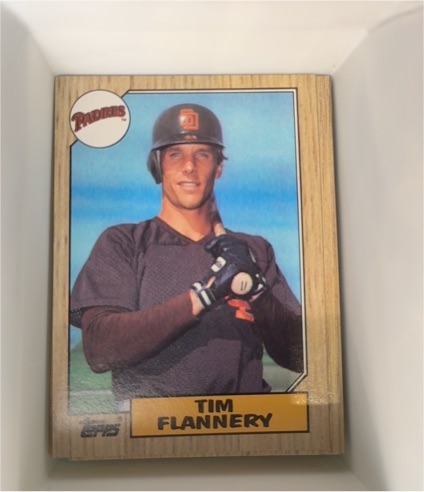 1987 Topps #763 Tim Flannery — front
