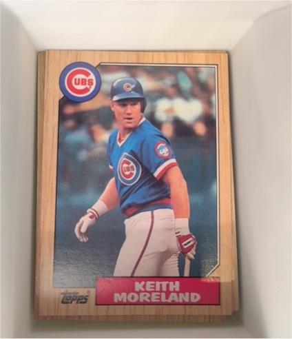 1987 Topps #177 Keith Moreland — front