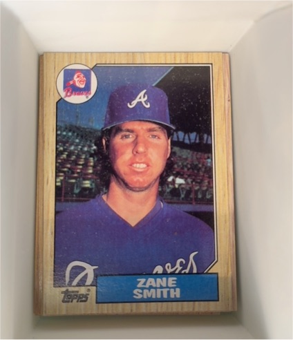1987 Topps #544 Zane Smith — front