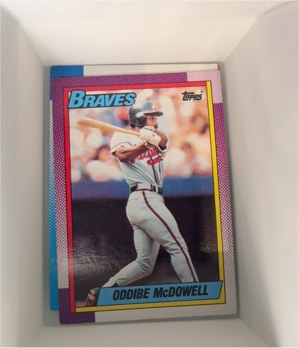 1990 Topps #329 Oddibe McDowell — front