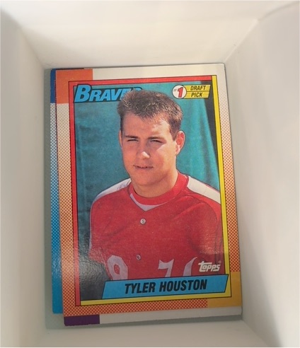 1990 Topps #564 Tyler Houston — front