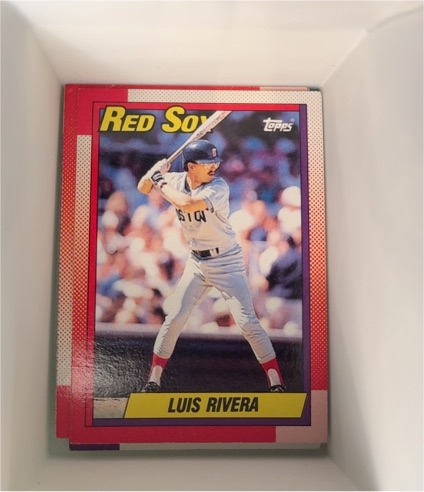 1990 Topps #601 Luis Rivera — front