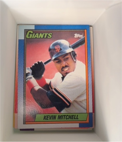 1990 Topps #500 Kevin Mitchell — front