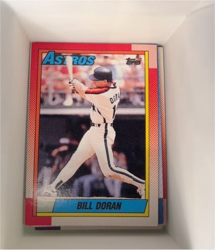 1990 Topps #368 Bill Doran — front