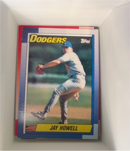 1990 Topps #40 Jay Howell — front