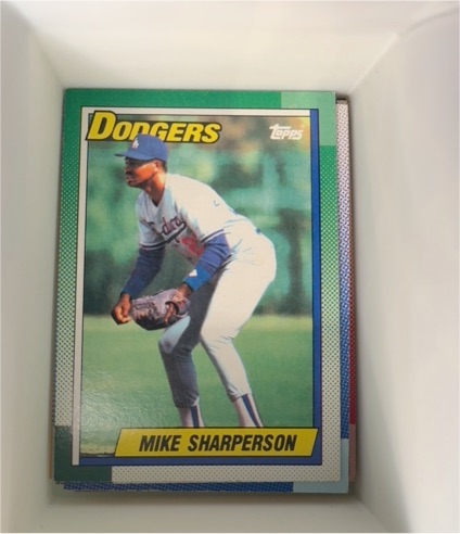 1990 Topps #117 Mike Sharperson — front