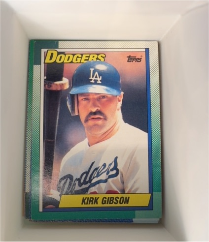 1990 Topps #150 Kirk Gibson — front