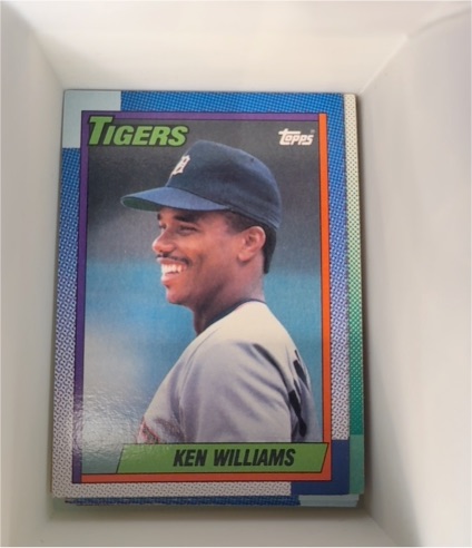1990 Topps #327 Ken Williams — front