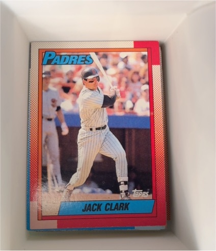 1990 Topps #90 Jack Clark — front