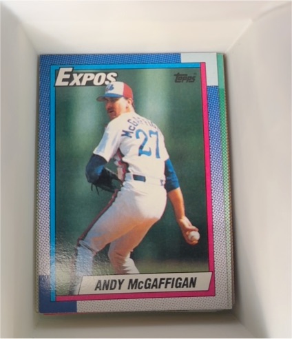 1990 Topps #559 Andy McGaffigan — front