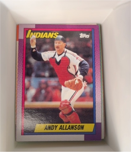 1990 Topps #514 Andy Allanson — front