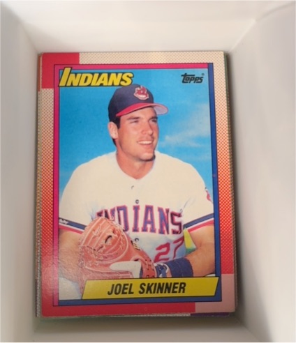 1990 Topps #54 Joel Skinner — front