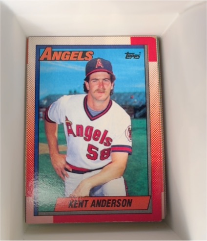 1990 Topps #16 Kent Anderson — front