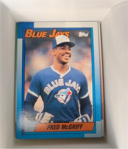 1990 Topps #295 Fred McGriff — front
