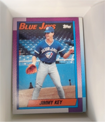 1990 Topps #371 Jimmy Key — front