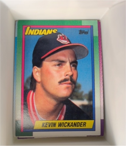 1990 Topps #528 Kevin Wickander — front