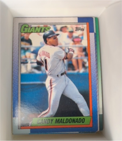 1990 Topps #628 Candy Maldonado — front