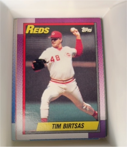 1990 Topps #687 Tim Birtsas — front