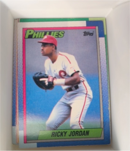 1990 Topps #216 Ricky Jordan — front