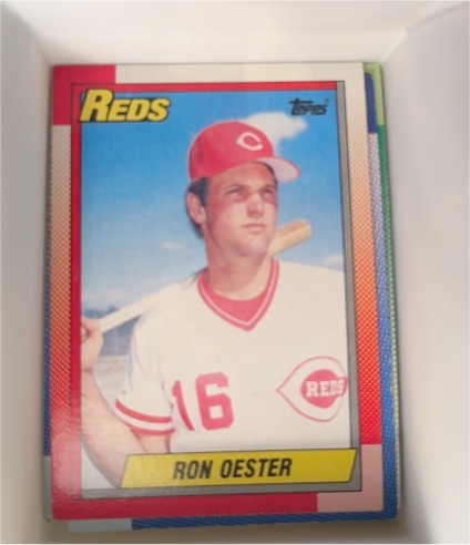 1990 Topps #492 Ron Oester — front