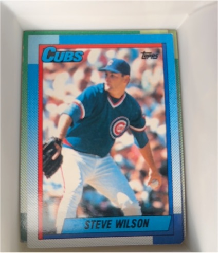 1990 Topps #741 Steve Wilson — front