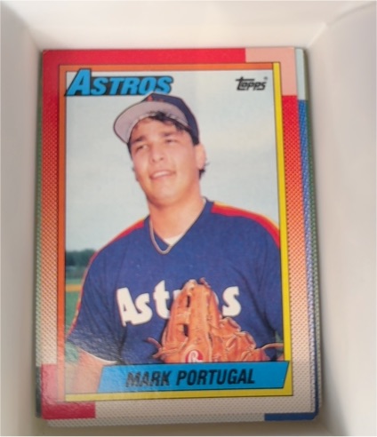 1990 Topps #253 Mark Portugal — front
