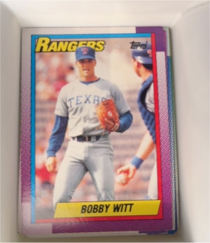 1990 Topps #166 Bobby Witt — front