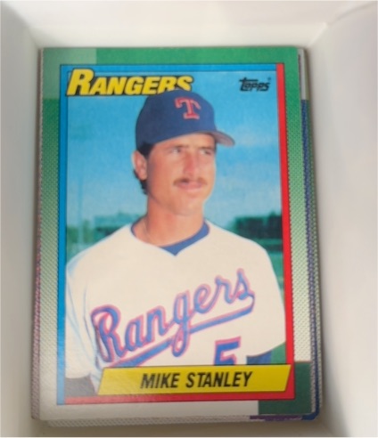 1990 Topps #92 Mike Stanley — front