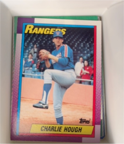 1990 Topps #735 Charlie Hough — front