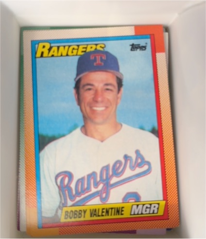 1990 Topps #729 Bobby Valentine — front