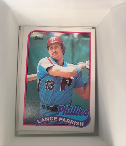 1989 Topps #470 Lance Parrish — front